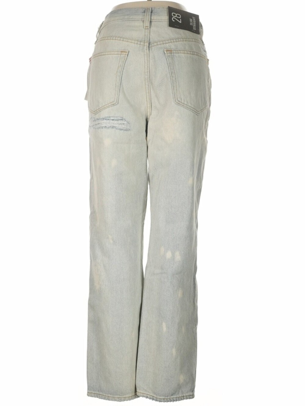 NWT BDG Size 28 Light Bleached Slim Straight Jeans - Picture 2 of 7